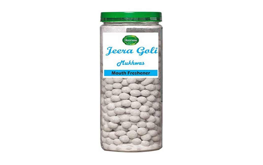 Heerson Jeera Goli Mukhwas (Mouth Freshner)   Plastic Jar  100 grams